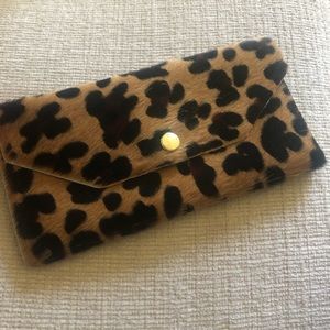 Jaguar cowhide Like trifold wallet